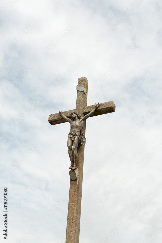 Bretonischer Jesus am Kreuz