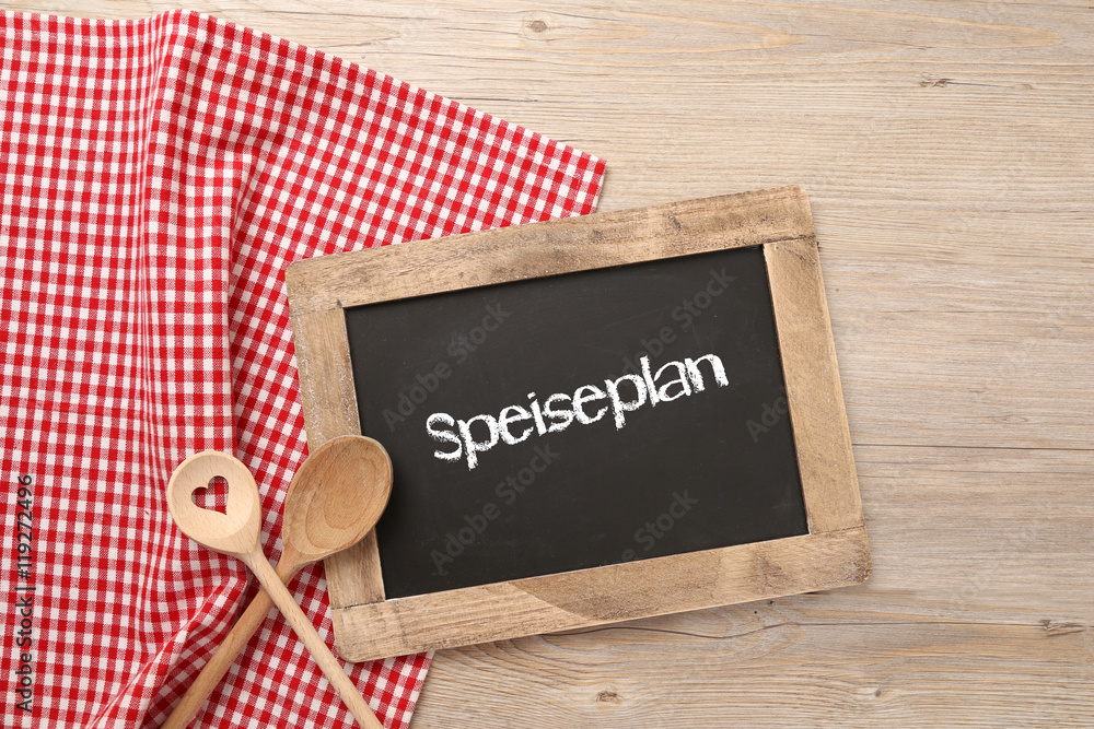 Speiseplan StockFoto Adobe Stock