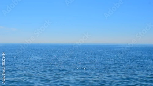 Blue sea background