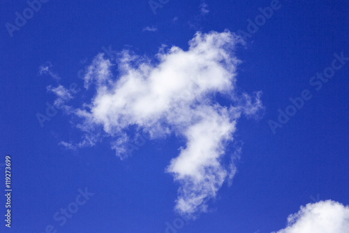 Clouds on blue sky