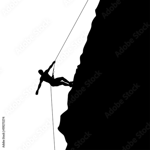 climber in rocks 03