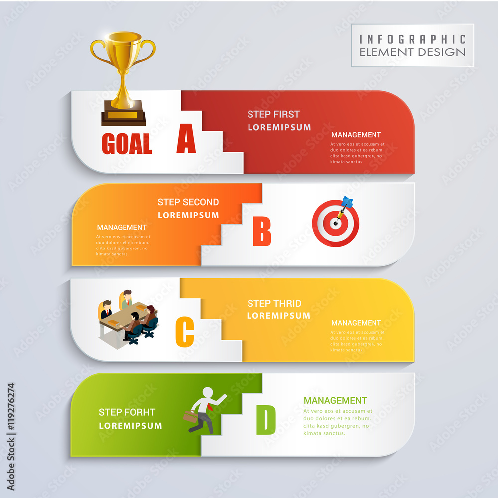 Abstract modern step goal and competition concept infographic. Can used for presentation, data diagram and infographic business Abstract modern step goal and competition concept infographic. Can used for presentation, data diagram and infographic business