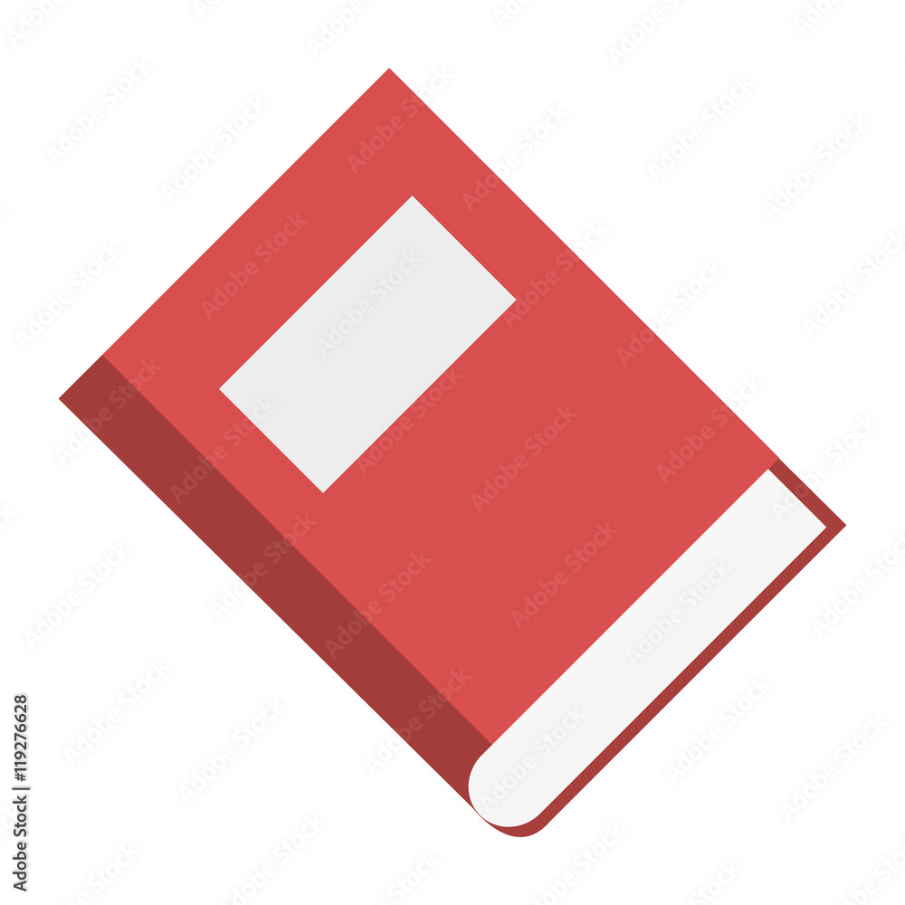 book close knowledge label read icon. Flat and isolated design. Vector illustration book close knowledge label read icon. Flat and isolated design. Vector illustration