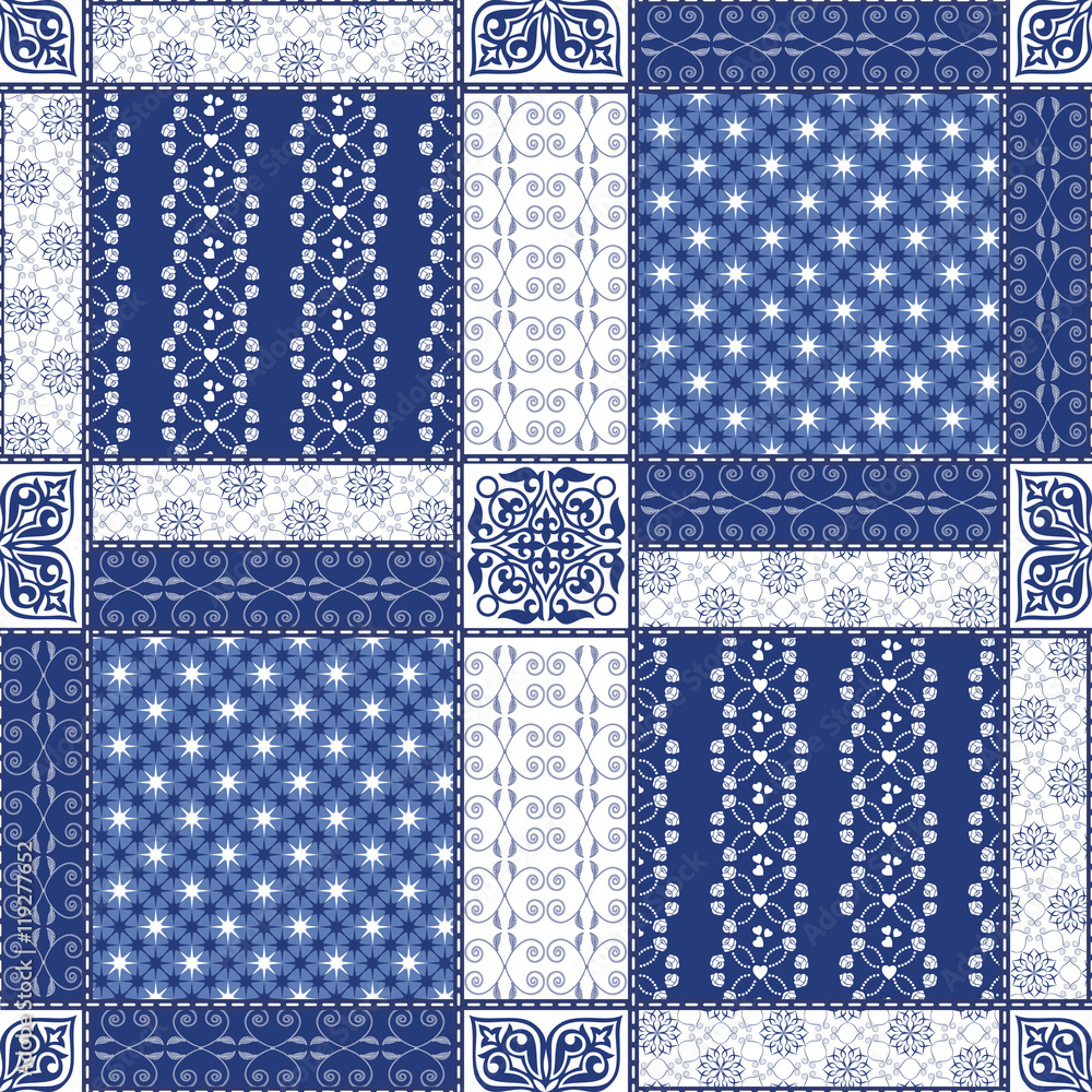 Creative seamless patchwork pattern Creative seamless patchwork pattern