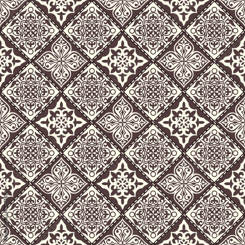 Creative seamless patchwork pattern