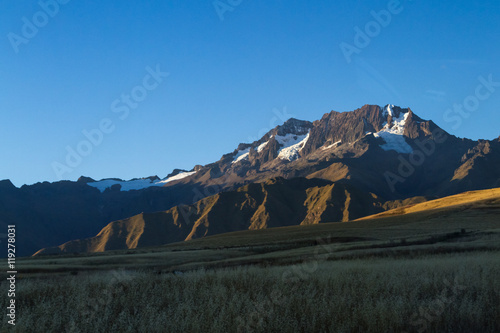 Glaciers in the Peruvian Mountains