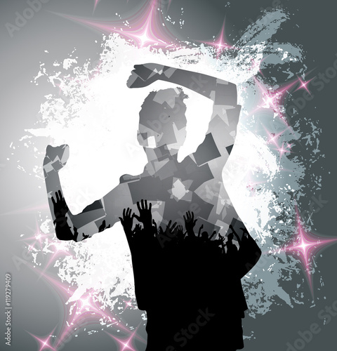 Party people, vector background