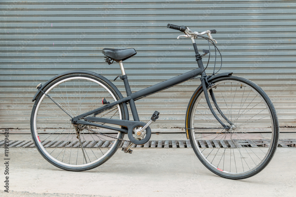 Fototapeta premium Black Bicycle