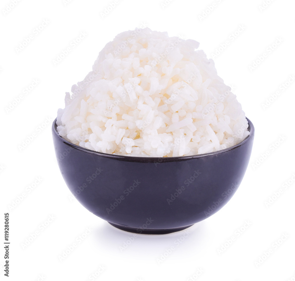 Rice in Bowl black Rice in Bowl black