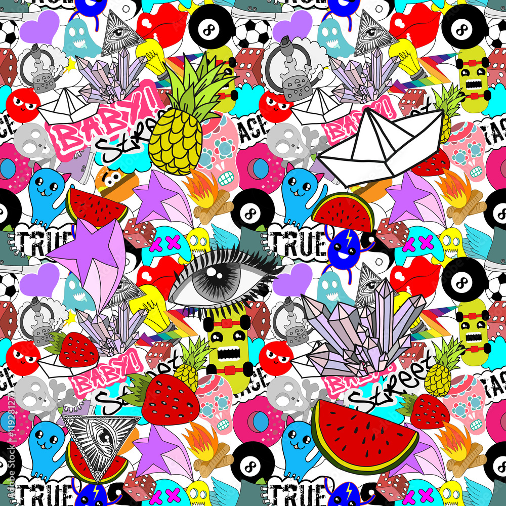 Sticker bomb Sticker bomb