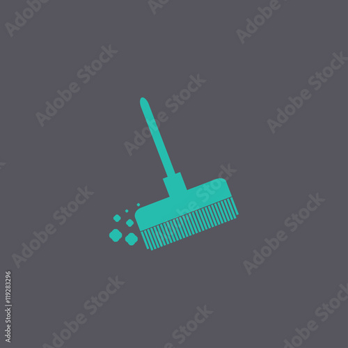 Broom vector icon