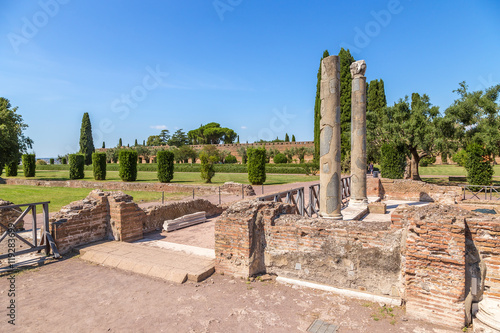 Villa Adriana, Italy. The ruins of the antique residence of Emperor. UNESCO list