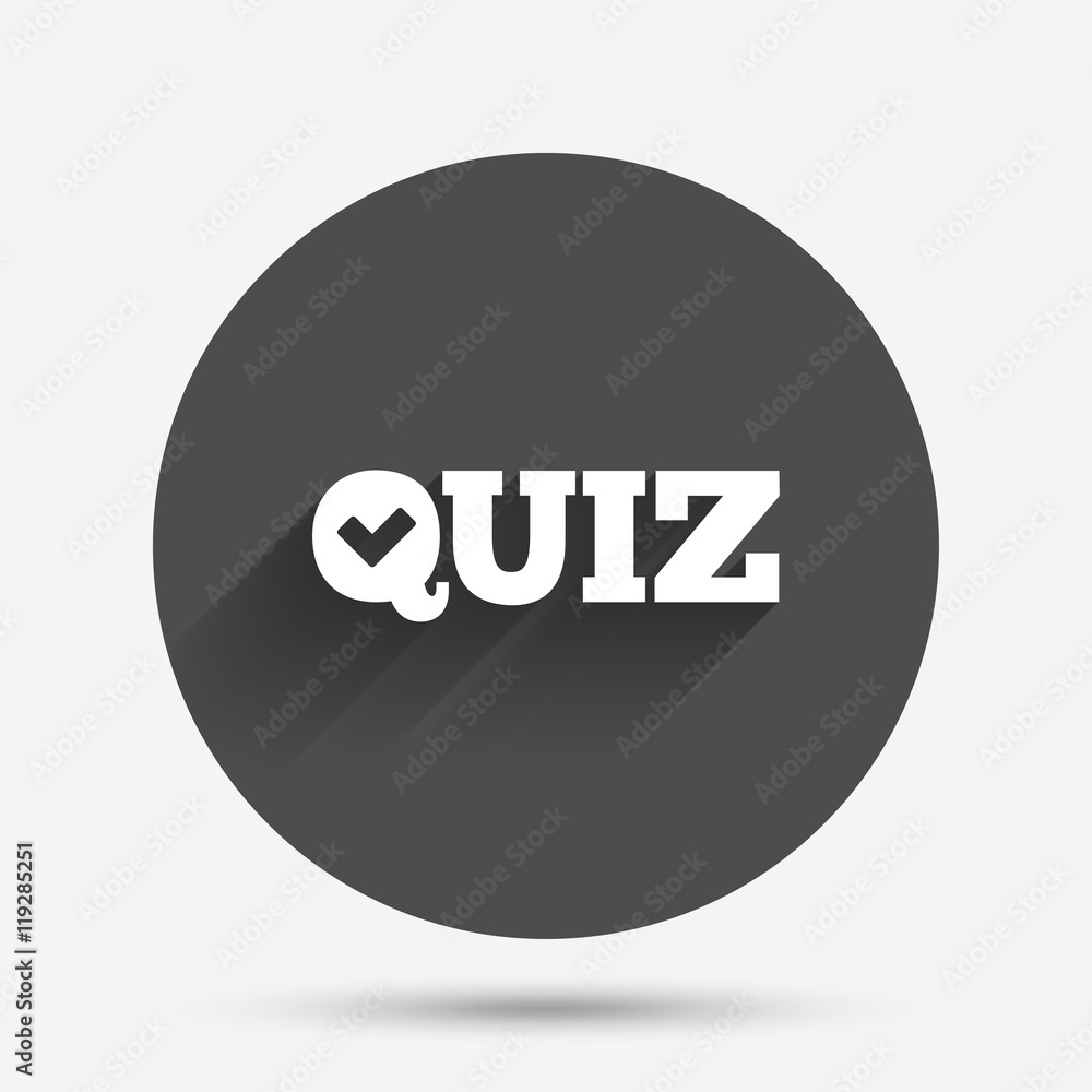 Quiz sign icon. Questions and answers game. Quiz sign icon. Questions and answers game.