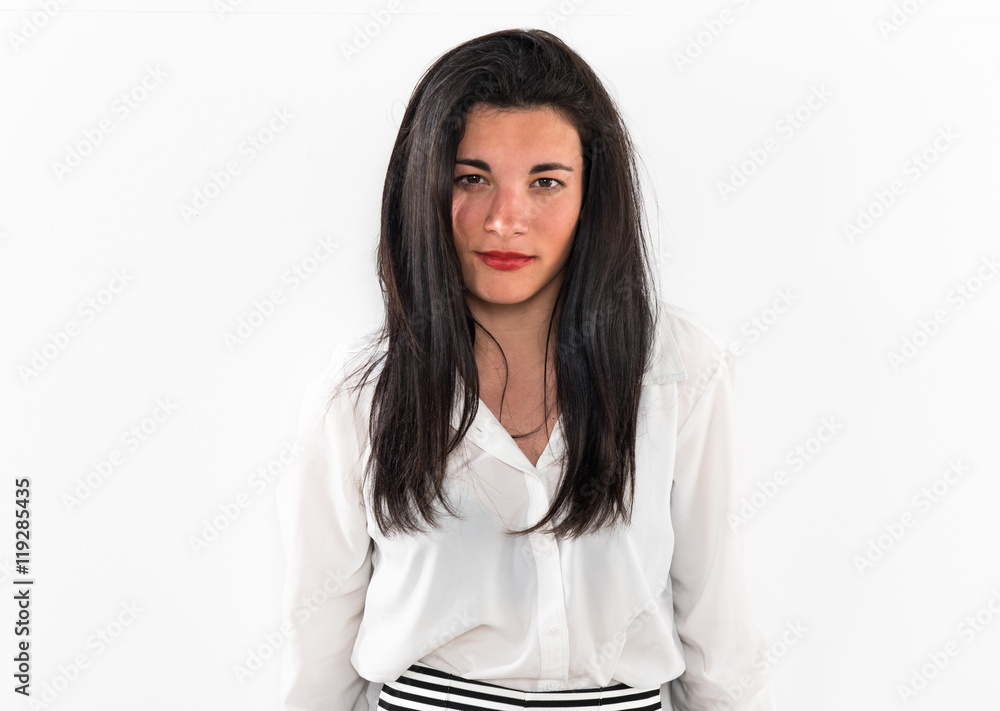 Model woman in studio Model woman in studio
