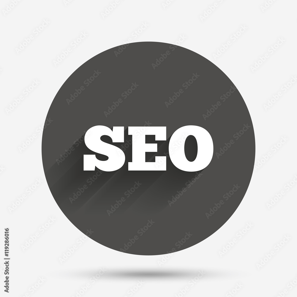 SEO sign icon. Search Engine Optimization symbol. SEO sign icon. Search Engine Optimization symbol.