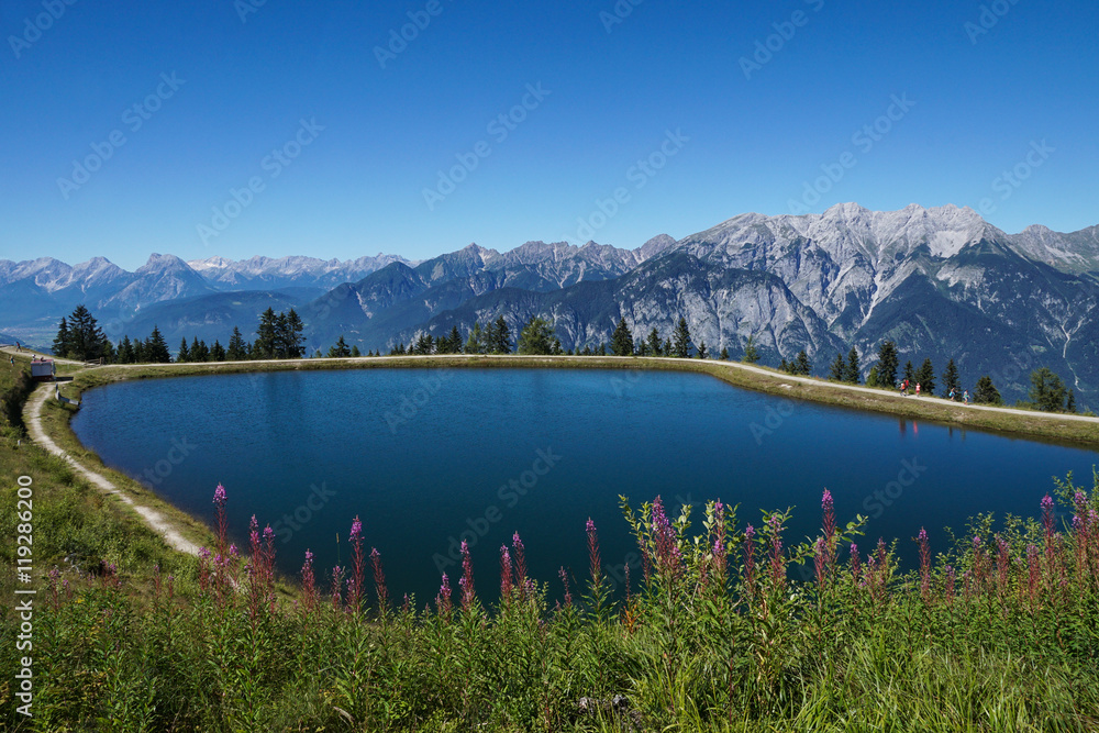 Speichersee auf der Mutterer Alm
