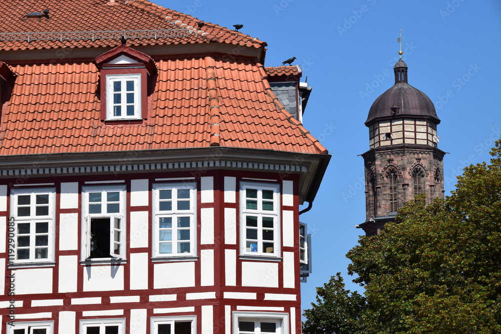 Göttinger Altstadt mit Jacobiturm