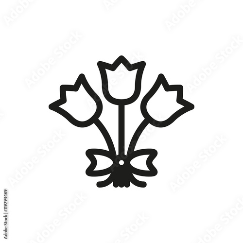 Bouquet of beautiful flowers on white background
