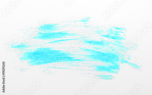 Blue colored brush strokes