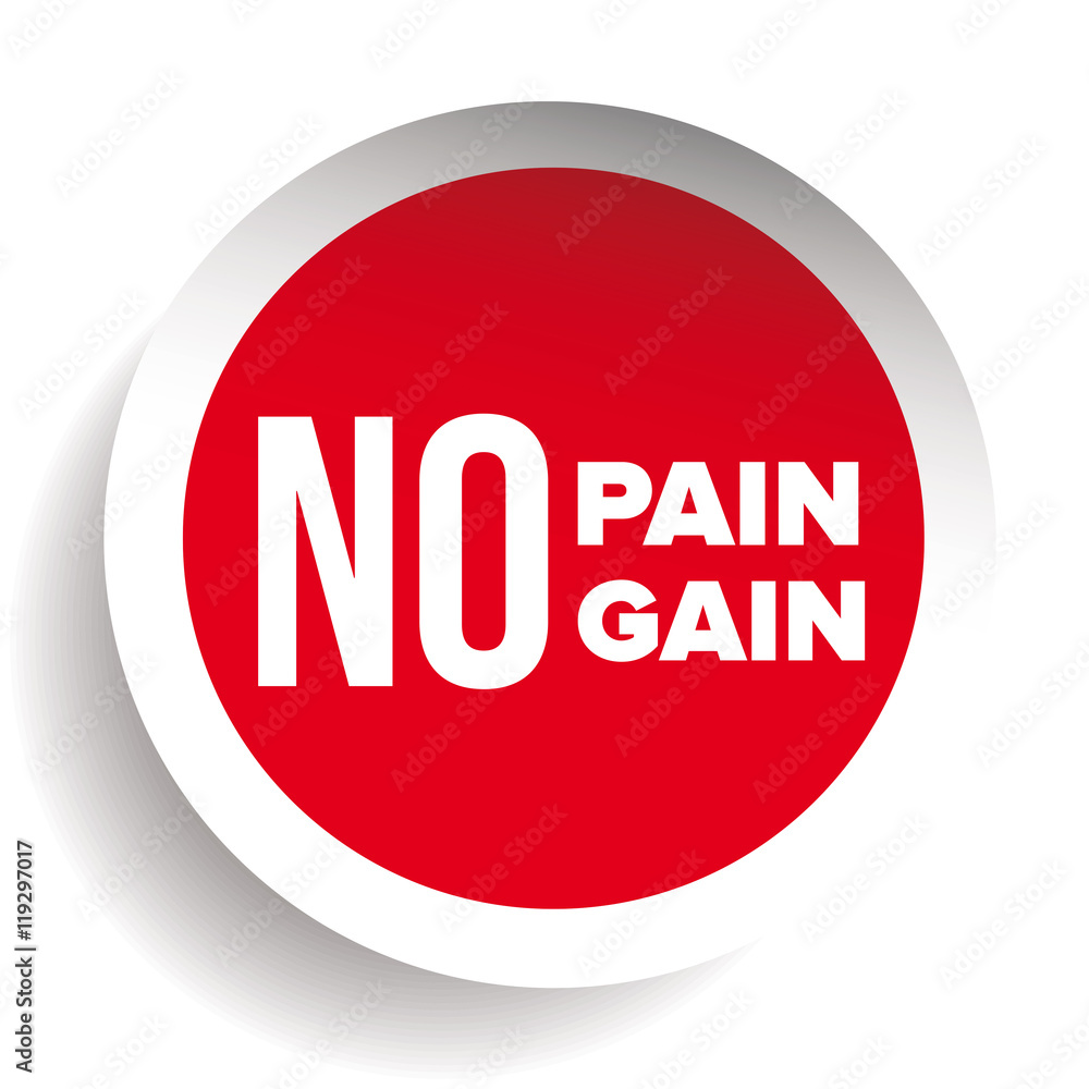 No Pain No Gain - workout and Fitness Motivation Quote No Pain No Gain - workout and Fitness Motivation Quote