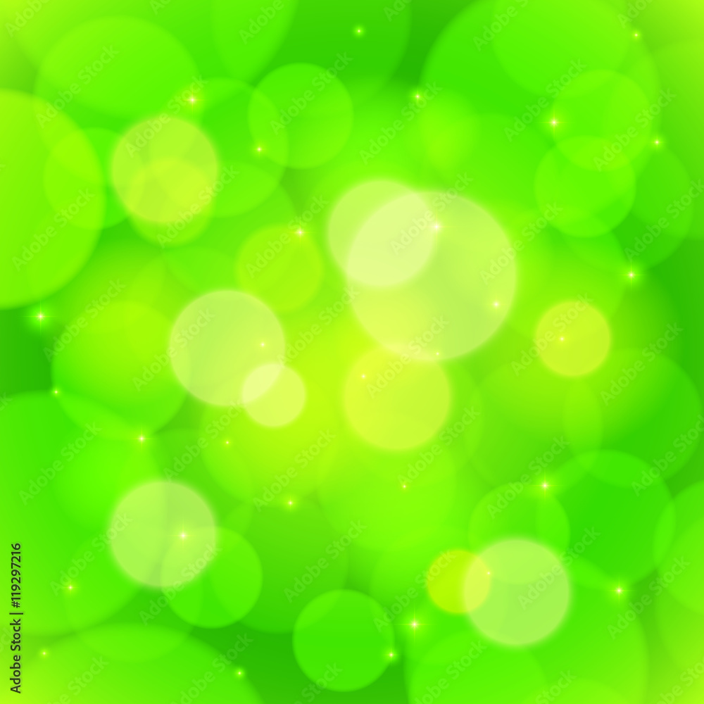 Green bokeh effect vector abstract background Green bokeh effect vector abstract background