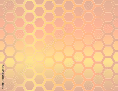Seamless geometric hexagon background