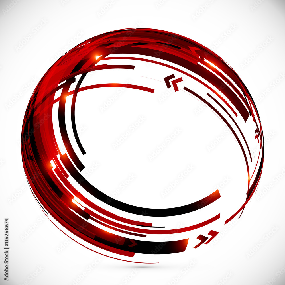 Abstract red and black techno arrows frame Abstract red and black techno arrows frame