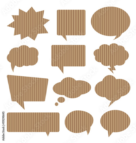Cardboard flute ballons