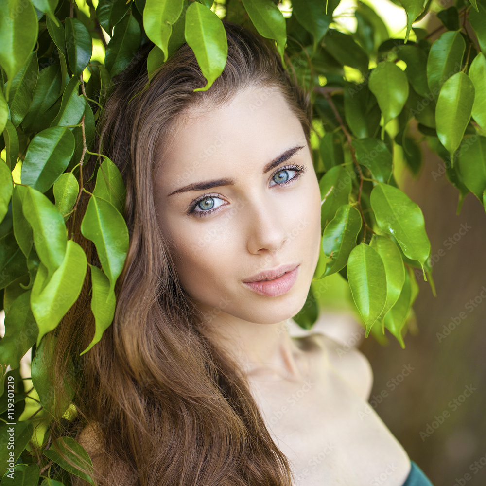 Portrait of beautiful young woman Portrait of beautiful young woman