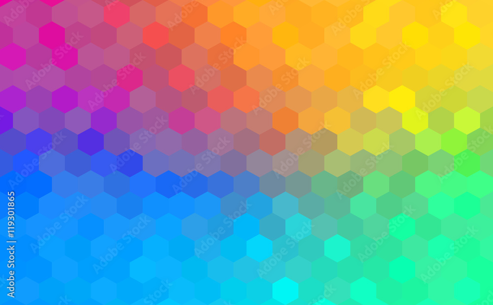 Abstract background - Colorful Geometrical shapes, Polygonal texture for webdesign - rainbow spectrum colors