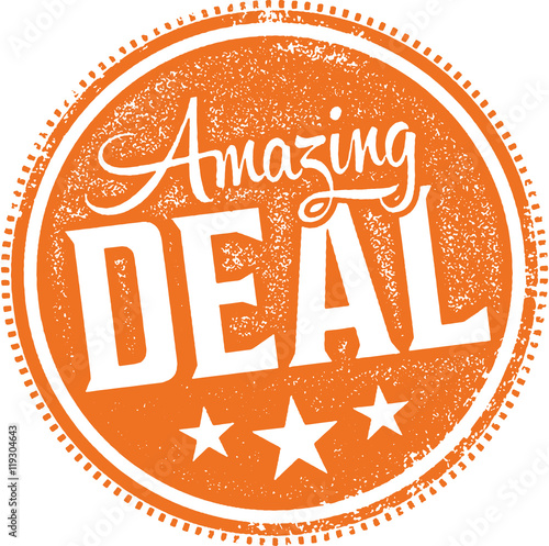 Amazing Deal Sale Stamp
