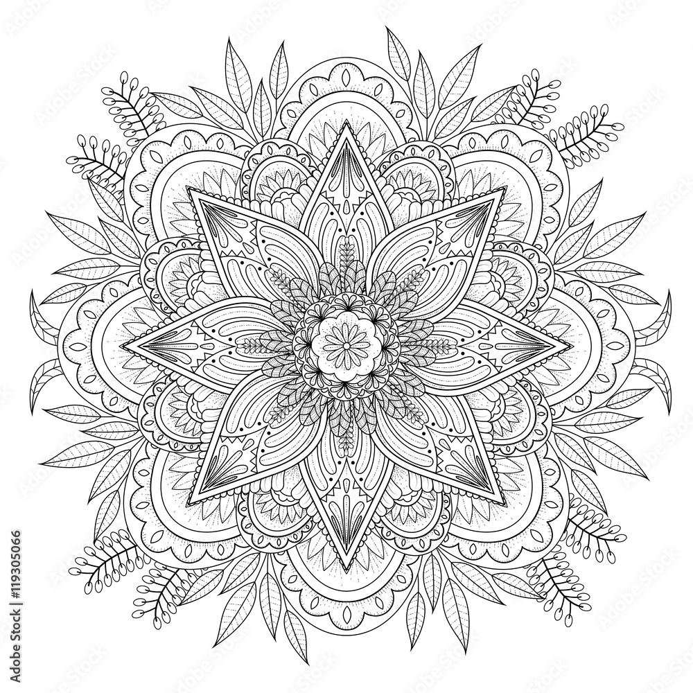 Decorative Mandala ornament Decorative Mandala ornament