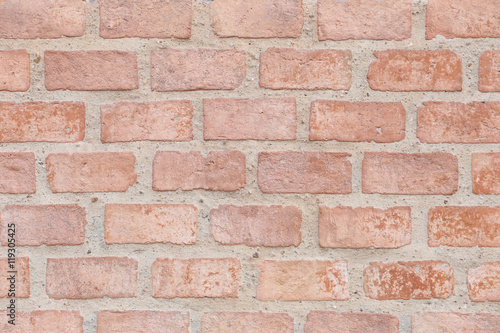 Old brick wall in decoration architecture for the design backgro