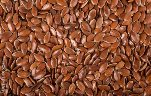 Flax seeds background
