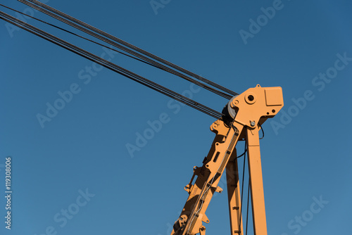 Construction Site - Crane - Close-up