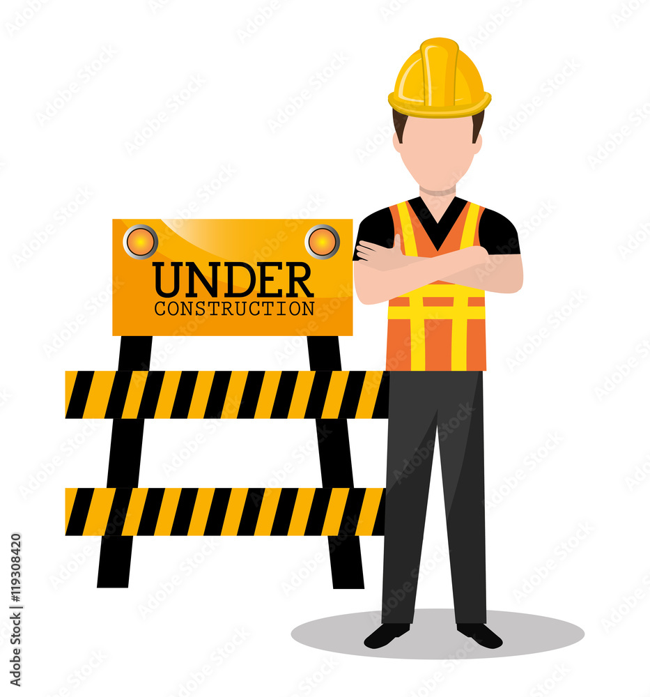 worker builder man icon worker builder man icon