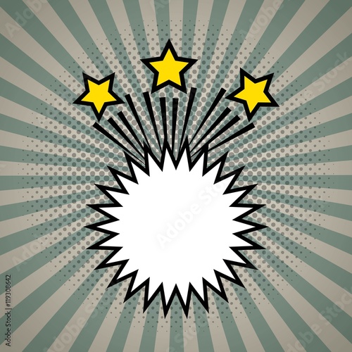 comic pop art expression