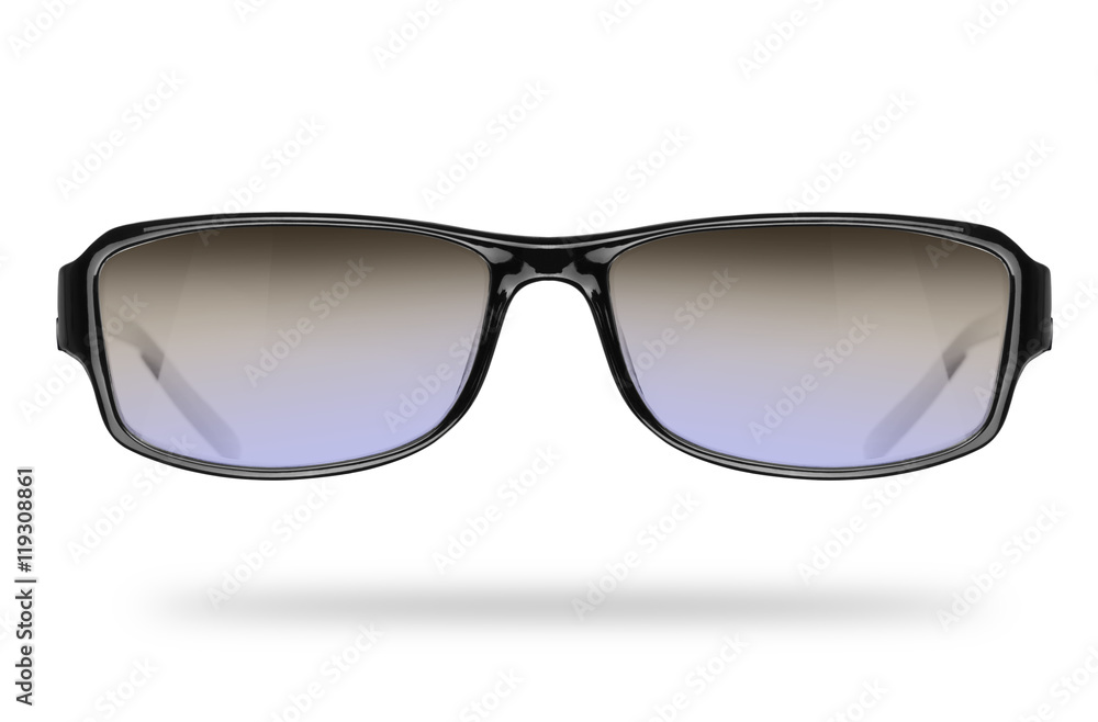 classic sunglasses isolated on a white background
