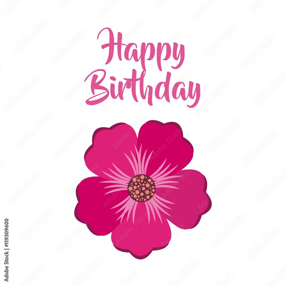 happy birthday celebration poster floral happy birthday celebration poster floral