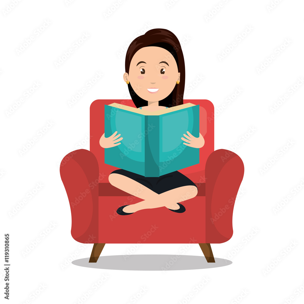 woman reading textbook r icon woman reading textbook r icon