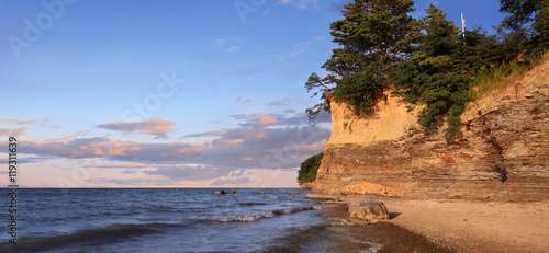 Tableau sur toile Lake Erie Cliffs