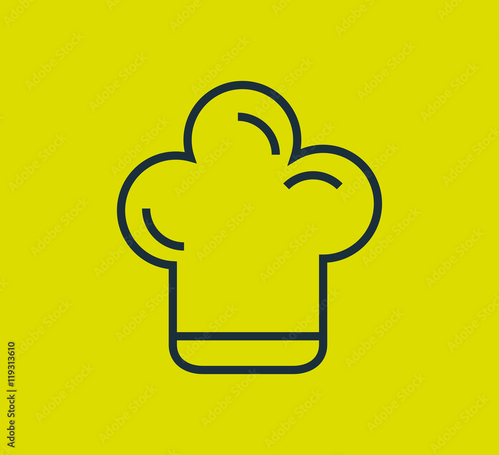 hat chef isolated icon vector illustration design hat chef isolated icon vector illustration design