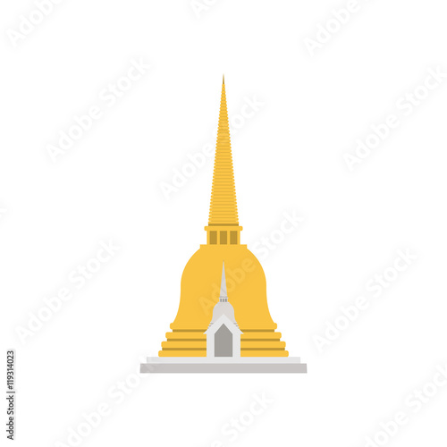 Pagoda   Thailand bell shaped liked