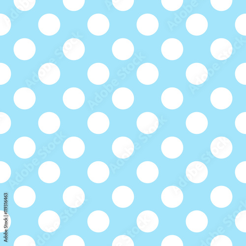 Vector pattern with polka dots