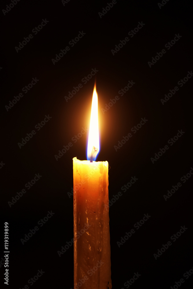 candle flame isolated on black candle flame isolated on black