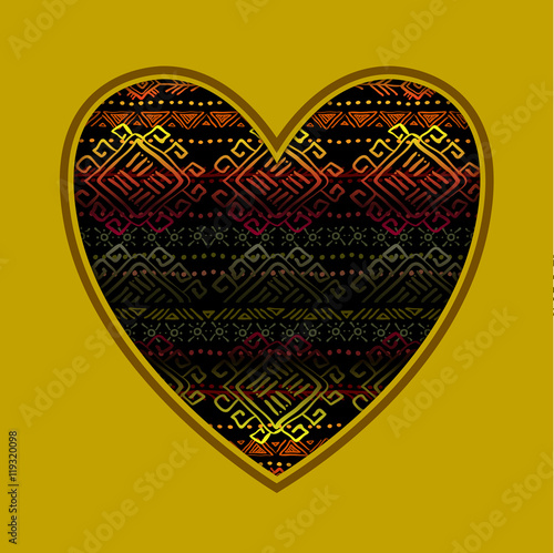 Tribal ornamental design