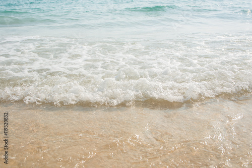 Sand and blue sea
