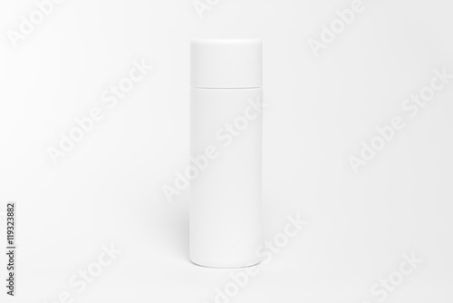 blank packaging cosmetic tube isolated on white background 
