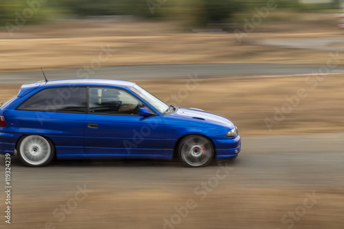 Blue sports car © niki spasov