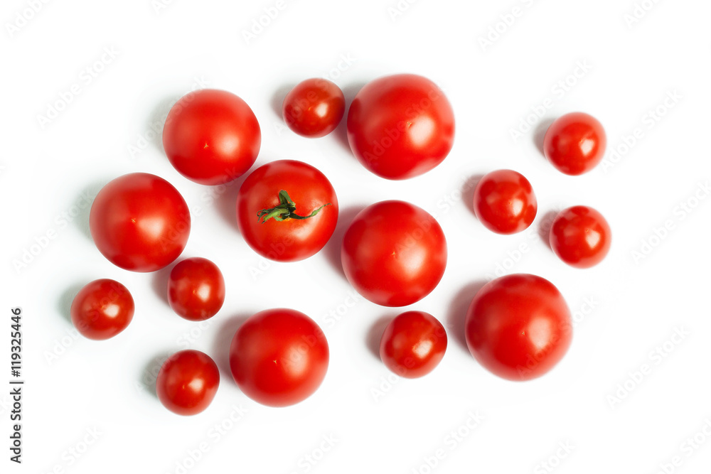 set of cherry tomatoes set of cherry tomatoes